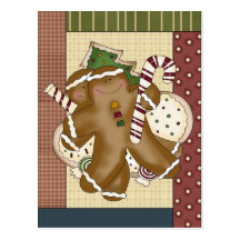 Gingerbread Delights Postcard