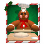 Gingerbread Family: Baker Fun Photo Cutout