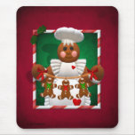 Gingerbread Family: Bakery Girl Mouse Pads