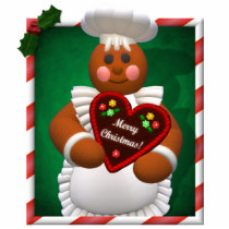 Gingerbread Family: Bakery Girl Acrylic Cut Outs