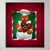 Gingerbread Family: Bakery Girl Posters