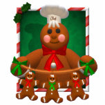 Gingerbread Family: Funny Baker Photo Sculptures