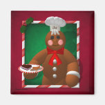 Gingerbread Family: Little Baker magnets