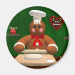 Gingerbread Family: Little Baker magnets