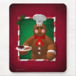 Gingerbread Family: Little Baker Mousepad