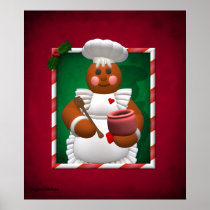 Gingerbread Family: Little Bakery Girl Poster