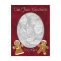 Gingerbread First Christmas Template postcards by HeartsinFocus Gingerbread First Christmas Template postcards
