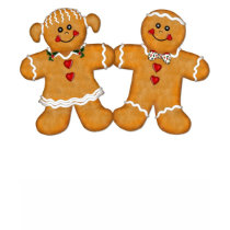 Gingerbread Fun Couple t-shirts by Spice Gingerbread Fun Couple t-shirts