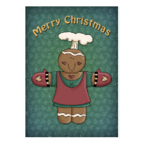 Gingerbread Girl business cards