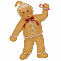 Gingerbread Girl Ornament photo sculptures