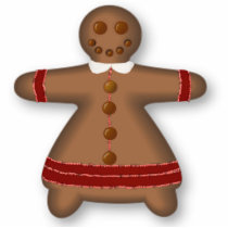 Gingerbread Girl photo sculptures
