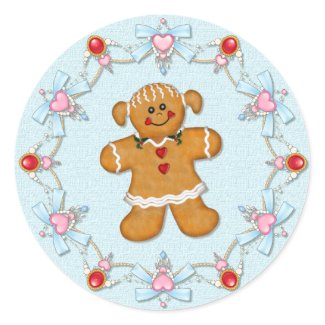 Gingerbread Girl sticker