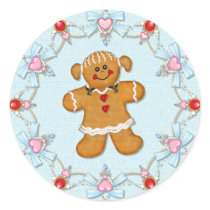 Gingerbread Girl stickers