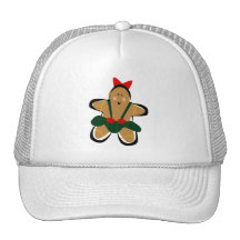 Gingerbread Girl Trucker Hats