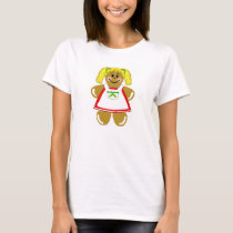 Gingerbread Girl - Womens Tee t-shirts