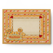 Gingerbread Greetings envelope