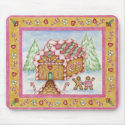 Gingerbread Heart House Mousepad by suncookiez Gingerbread Heart House Mousepad