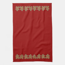 Gingerbread Holiday Dish Towels