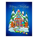 GINGERBREAD HOUSE by SHARON SHARPE posters