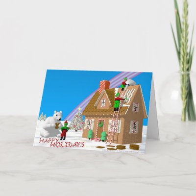 Gingerbread House cards