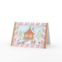 gingerbread house card