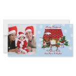 Gingerbread House Chirstmas Family Photo Card