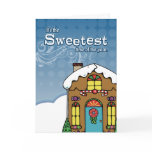 Gingerbread House Christmas Greeting Card