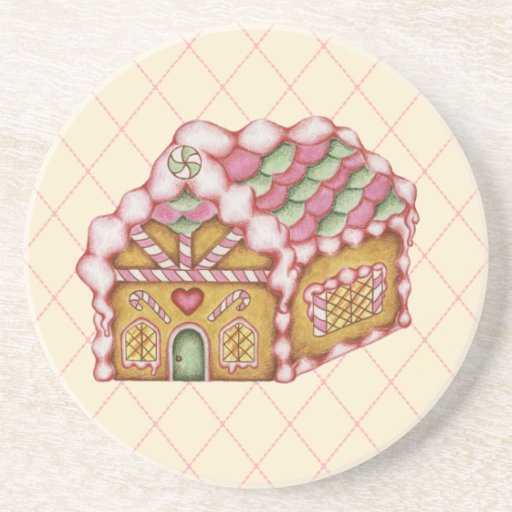 Gingerbread House Coaster