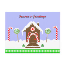 Gingerbread House Design postcards