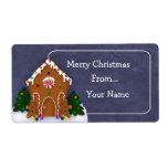 Gingerbread House Label