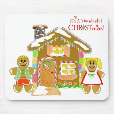 Gingerbread House Mousepad