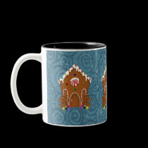 Gingerbread House Mug mugs