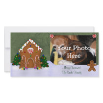 Gingerbread House Photo Card photo cards