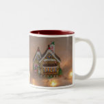 Gingerbread House Porcelain Coffee Mugs