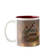 Gingerbread House Porcelain mugs by ChristmasSpirit Gingerbread House Porcelain mugs