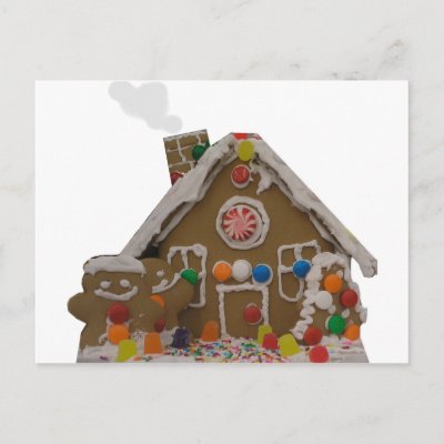 Gingerbread House postcards