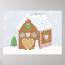 Gingerbread House Poster