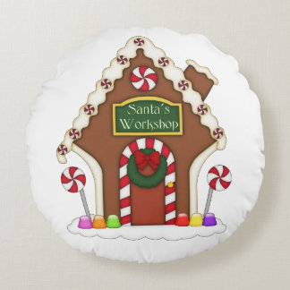 gingerbread house pillow