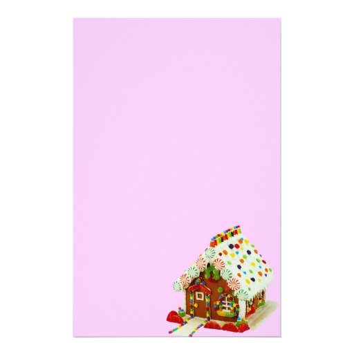 Gingerbread House Stationery Zazzle