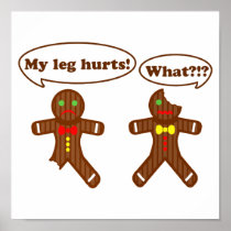 Gingerbread Humor Poster