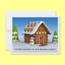 Gingerbread invitations