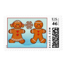 GINGERBREAD KIDS by SHARON SHARPE postage by sharonsharpe GINGERBREAD KIDS by SHARON SHARPE postage