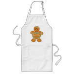 Gingerbread Man - Bite Me aprons