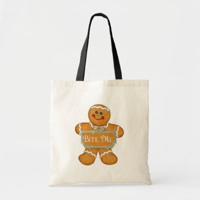 Gingerbread Man - Bite Me bags