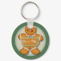 Gingerbread Man - Bite Me keychains by Spice Gingerbread Man - Bite Me keychains
