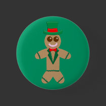Gingerbread Man buttons