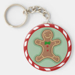 Gingerbread Man Candy Keychains