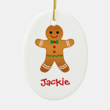 Gingerbread Man Christmas Ornament