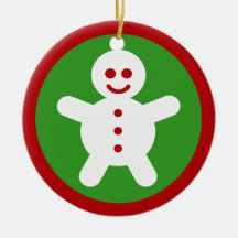 Gingerbread Man Christmas Ornaments