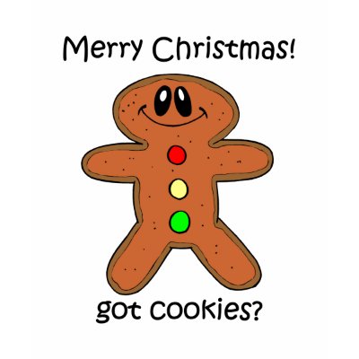 gingerbread man Christmas t-shirts